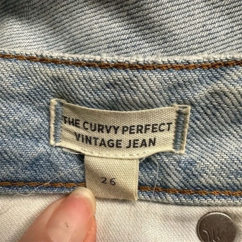 Madewell Women's Curvy Perfect Vintage Jean Blue 26‎ Fitzgerald Wash - Picture 7 of 12